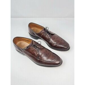 Allen Edmonds Delray Men Dress Shoe Brown Leather Oxford Classic Formal US 9.5 B